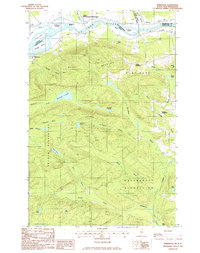 Download a high-resolution, GPS-compatible USGS topo map for Wheelock, ME (1986 edition)