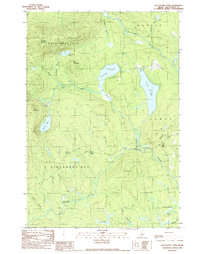 Download a high-resolution, GPS-compatible USGS topo map for Whetstone Pond, ME (1989 edition)