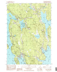 preview thumbnail of historical topo map of Hancock County, ME in 1984