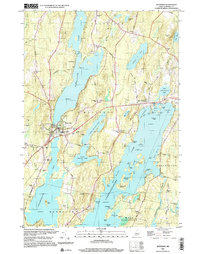 Download a high-resolution, GPS-compatible USGS topo map for Winthrop, ME (2001 edition)