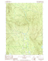 Download a high-resolution, GPS-compatible USGS topo map for Witham Mtn, ME (1989 edition)