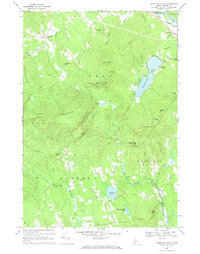 Download a high-resolution, GPS-compatible USGS topo map for Worthley Pond, ME (1970 edition)