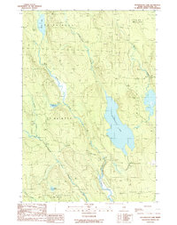 preview thumbnail of historical topo map of Aroostook County, ME in 1989