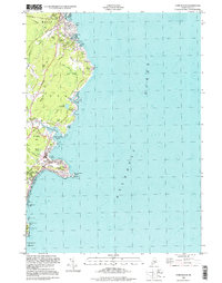 preview thumbnail of historical topo map of York County, ME in 1998