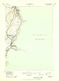 Download a high-resolution, GPS-compatible USGS topo map for York Beach, ME (1944 edition)