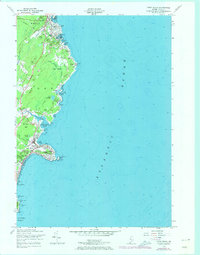 Download a high-resolution, GPS-compatible USGS topo map for York Beach, ME (1974 edition)