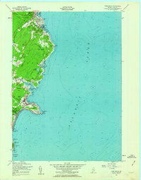 Download a high-resolution, GPS-compatible USGS topo map for York Beach, ME (1963 edition)