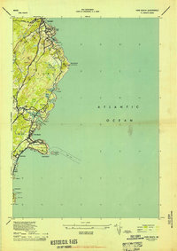 preview thumbnail of historical topo map of York County, ME in 1944
