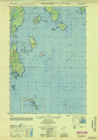 Download a high-resolution, GPS-compatible USGS topo map for Bois Bubert, ME (1953 edition)