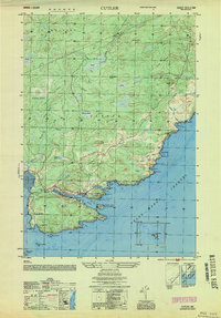 Download a high-resolution, GPS-compatible USGS topo map for Cutler, ME (1953 edition)
