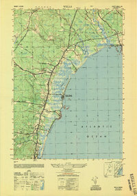 preview thumbnail of historical topo map of York County, ME in 1949
