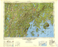 1948 Map of Corinna, ME