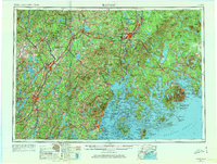Download a high-resolution, GPS-compatible USGS topo map for Bangor, ME (1973 edition)