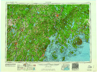 preview thumbnail of historical topo map of Bangor, ME in 1961