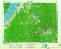 preview thumbnail of historical topo map of Aroostook County, ME in 1962