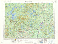 Download a high-resolution, GPS-compatible USGS topo map for Millinocket, ME (1958 edition)