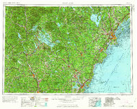 preview thumbnail of historical topo map of Portland, ME in 1963