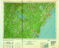 preview thumbnail of historical topo map of Portland, ME in 1959