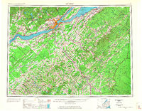 Download a high-resolution, GPS-compatible USGS topo map for Quebec, ME (1966 edition)