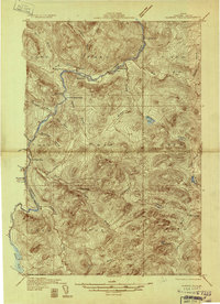 Download a high-resolution, GPS-compatible USGS topo map for Allagash Falls, ME (1932 edition)