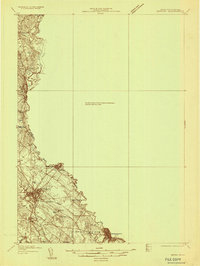 preview thumbnail of historical topo map of York County, ME in 1933