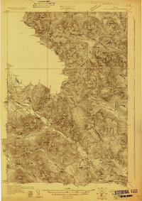 Download a high-resolution, GPS-compatible USGS topo map for Chain Lakes, ME (1928 edition)