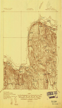 Download a high-resolution, GPS-compatible USGS topo map for Frenchville, ME (1932 edition)