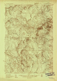 Download a high-resolution, GPS-compatible USGS topo map for Howe Brook, ME (1935 edition)