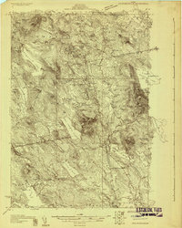 preview thumbnail of historical topo map of Hancock County, ME in 1929
