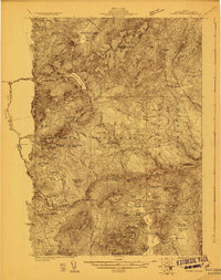 preview thumbnail of historical topo map of Somerset County, ME in 1925