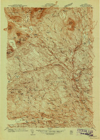 preview thumbnail of historical topo map of Piscataquis County, ME in 1940