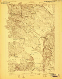 1927 Map of Square Lake