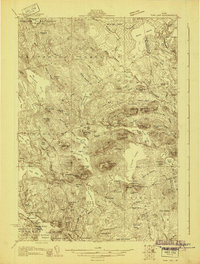 Download a high-resolution, GPS-compatible USGS topo map for Tunk Lake, ME (1930 edition)