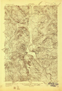Download a high-resolution, GPS-compatible USGS topo map for Umsaskis Lake, ME (1932 edition)