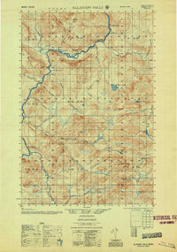 preview thumbnail of historical topo map of Aroostook County, ME in 1956
