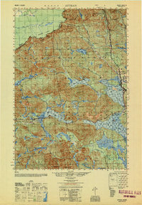 preview thumbnail of historical topo map of Somerset County, ME in 1950