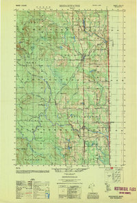 Download a high-resolution, GPS-compatible USGS topo map for Bridgewater, ME (1953 edition)