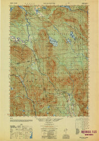 preview thumbnail of historical topo map of Somerset County, ME in 1950