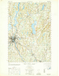 1950 Map of Lewiston