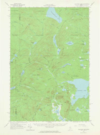Download a high-resolution, GPS-compatible USGS topo map for Allagash Lake, ME (1964 edition)