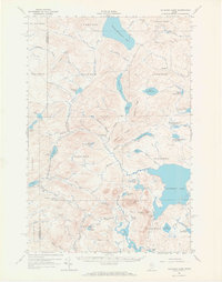 Download a high-resolution, GPS-compatible USGS topo map for Allagash Lake, ME (1968 edition)