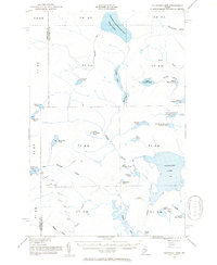 Download a high-resolution, GPS-compatible USGS topo map for Allagash Lake, ME (1955 edition)