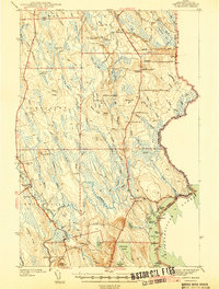 preview thumbnail of historical topo map of Aroostook County, ME in 1941