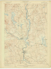 preview thumbnail of historical topo map of Somerset County, ME in 1904