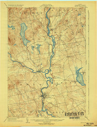 Download a high-resolution, GPS-compatible USGS topo map for Anson, ME (1932 edition)