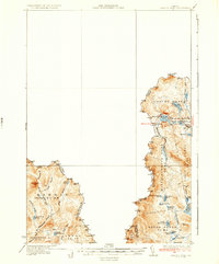 Download a high-resolution, GPS-compatible USGS topo map for Arnold Pond, ME (1935 edition)