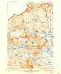 Download a high-resolution, GPS-compatible USGS topo map for Attean, ME (1944 edition)