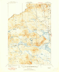 Download a high-resolution, GPS-compatible USGS topo map for Attean, ME (1951 edition)