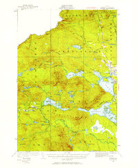 Download a high-resolution, GPS-compatible USGS topo map for Attean, ME (1958 edition)