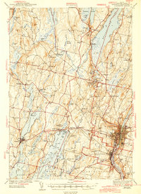 Download a high-resolution, GPS-compatible USGS topo map for Augusta, ME (1943 edition)